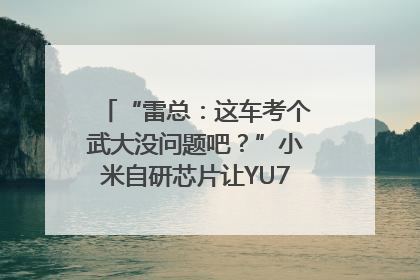 “雷总：这车考个武大没问题吧？”小米自研芯片让YU7会学习｜汽车科技